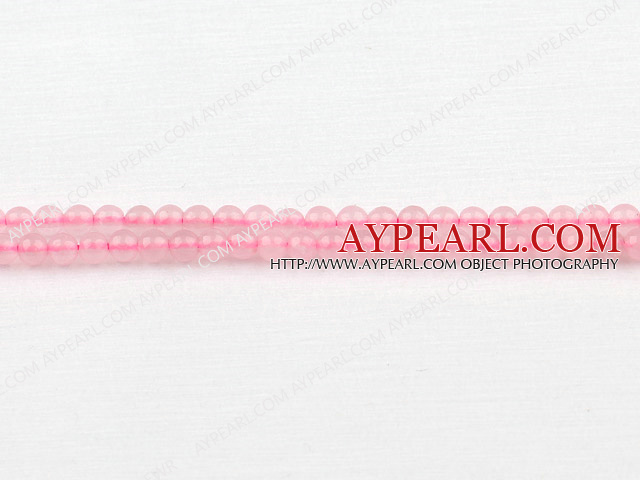 rose quartz beads,4mm round,sold per 15.75-inch strand