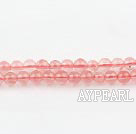 cherry quartz beads,4mm round, sold per 15.57-inch strand