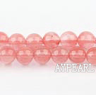 cherry quartz beads,8mm round, sold per 15.57-inch strand