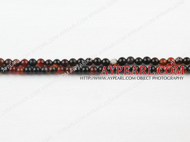 agate beads,4mm round,sold per 15.75-inch strand