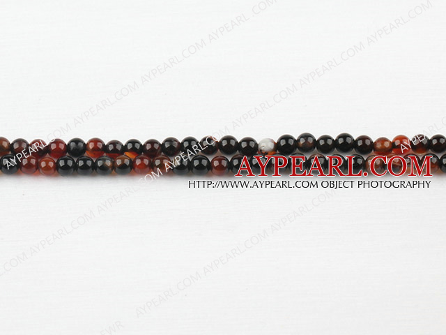 agate beads,4mm round,sold per 15.75-inch strand