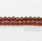 gold sand stone beads,4mm round ,sold per 15.75-inch strand