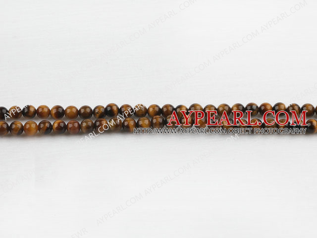 tigereye beads,4mm round,sold per 15.75-inch strand