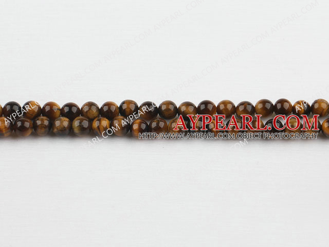 tigereye beads,6mm round,sold per 15.75-inch strand