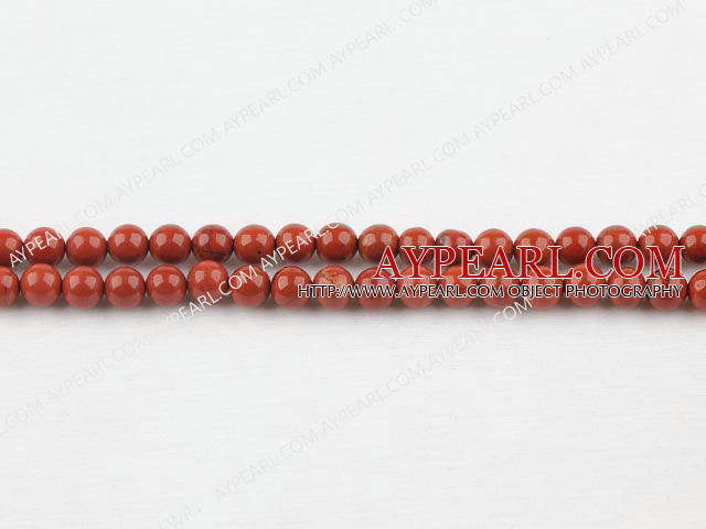 red gem beads,6mm round,sold per 15.75-inch strand