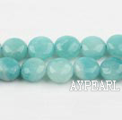 amazon beads,10mm flat oval,sold per 15.75-inch strand