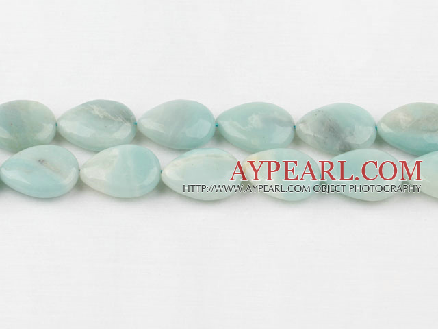 amazon beads,15*22mm flat teardrop,Sold per 15.75-inch strands