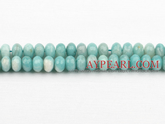 amazon beads,6*10mm abacus,faceted,Sold per 15.75-inch strands