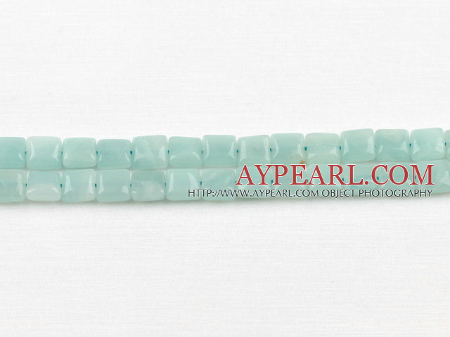 amazon beads,8mm square,faceted,sold per 15.75-inch strand