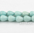 amazon beads,8*10mm teardrop,straight hole,sold per 15.75-inch strand