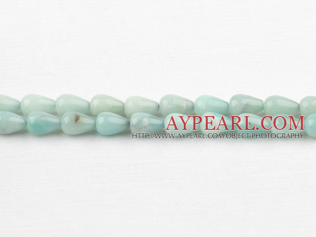amazon beads,8*12mm teardrop,straight hole,sold per 15.75-inch strand