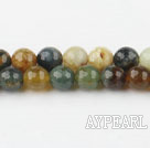 old jade beads,8mm round,sold per 15.75-inch strand