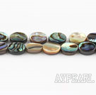 paua shell beads,6*8mm egg,Sold per 15.75-inch strands