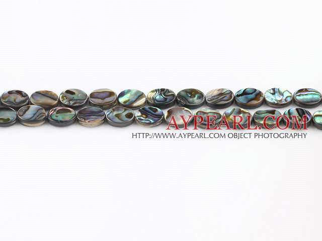 paua shell beads,8*10mm egg,Sold per 15.75-inch strands