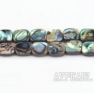 paua shell beads,8mm flat oval,Sold per 15.75-inch strands