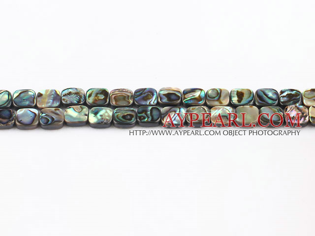 paua shell beads,8mm flat oval,Sold per 15.75-inch strands