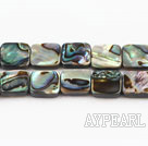 paua shell beads,10mm flat oval,Sold per 15.75-inch strands