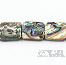 paua shell beads,16mm square,Sold per 15.75-inch strands