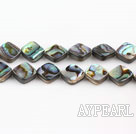 paua shell beads,8mm diagonal,Sold per 15.75-inch strands