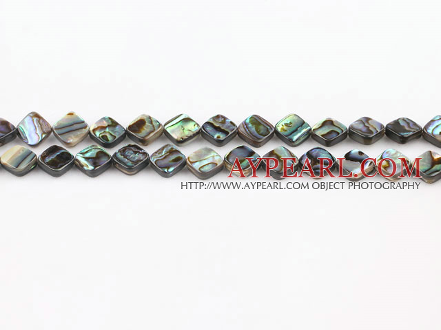 paua shell beads,8mm diagonal,Sold per 15.75-inch strands