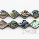 paua shell beads,10mm diagonal,Sold per 15.75-inch strands