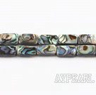 paua shell beads,8*12mm rectangle,Sold per 15.75-inch strands
