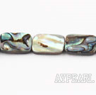 paua shell beads,12*16mm rectangle,Sold per 15.75-inch strands