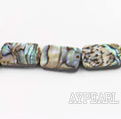 paua shell beads,13*18mm rectangle,Sold per 15.75-inch strands