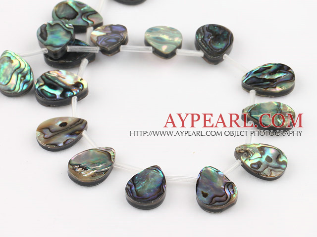 paua shell beads,13*18mm teardrop, top drilled ,Sold per 15.75-inch strands