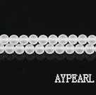 white crystal beads ,4mm round,color added,sold per 15.75-inch strand
