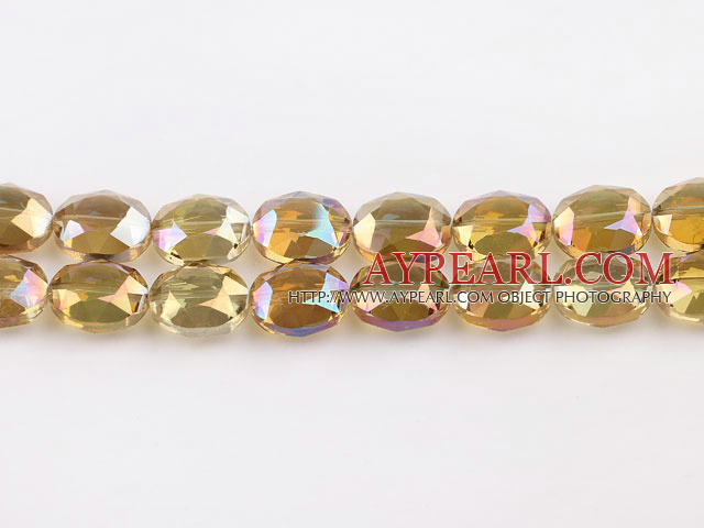 manmade crystal beads,8*13*16mm ,accompany with the amber color,sold per 15.16inches strand