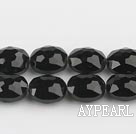 manmade crystal beads,8*13*16mm,black,sold per 15.16inches strand