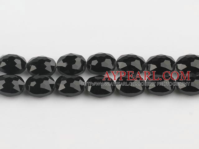 manmade crystal beads,8*13*16mm,black,sold per 15.16inches strand