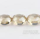 manmade crystal beads,11*16*20mm, champagne , Sold per 14.17inches strand