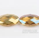 manmade crystal beads,10*20*33mm egg,accompany with the champagne color,Sold per 12.99-inch strands