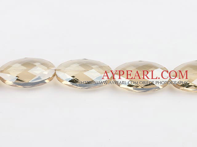 manmade crystal beads,10*20*33mm egg,accompany with the silver champagne color,Sold per 12.99-inch strands