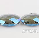 manmade crystal beads,10*20*33mm egg,accompany with the blue color,Sold per 12.99-inch strands