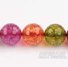 manmade burst pattern crystal beads,16mm round,faceted,Sold per 15.75-inch strands