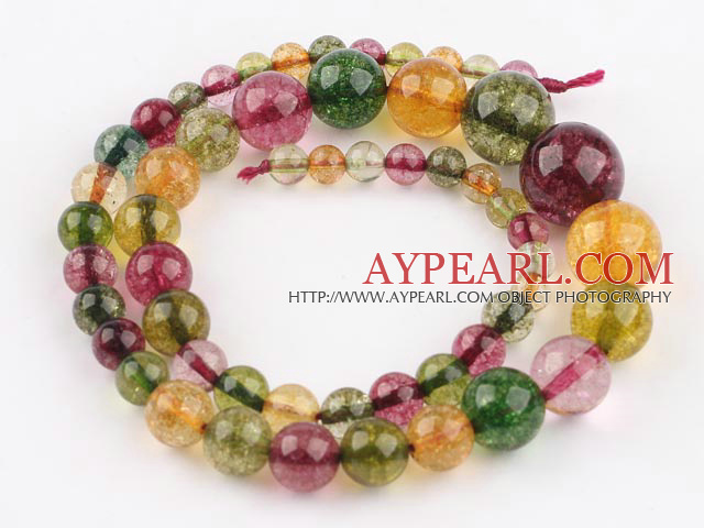 manmade burst pattern crystal tower beads,6-16mm round,sold per 16.14-inch strand
