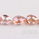 Crystal Beads, Water Red, 10*14*18mm straight hole, drop shape, Sold per 14.2-inch strand