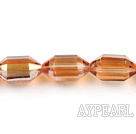 manmade crystal beads,10*20mm,accompany with colors,Sold per 14.17inches strand