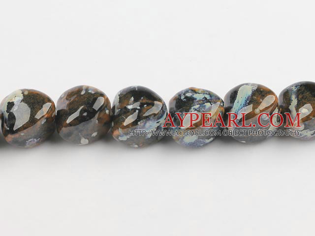 Porcelain Beads, Colorful, 22mm stereo heart shape, Sold per 8.7-inch strand
