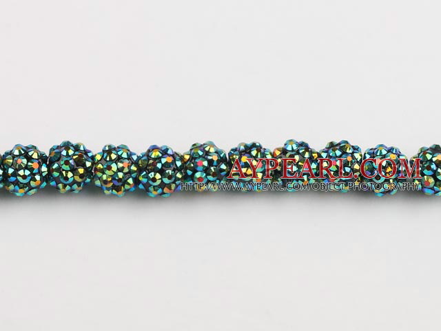 Acrylic bali beads,12mm,indigo,Sold per 13.39-inch strand