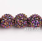 Acrylic bali beads,20mm,muti color,Sold per 14.57-inch strands