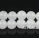 white jade beads,10mm round ,dold per 15.75-inch strand
