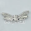 imitation silver metal spacer beads, 15mm, wing shape, sold by per pkg