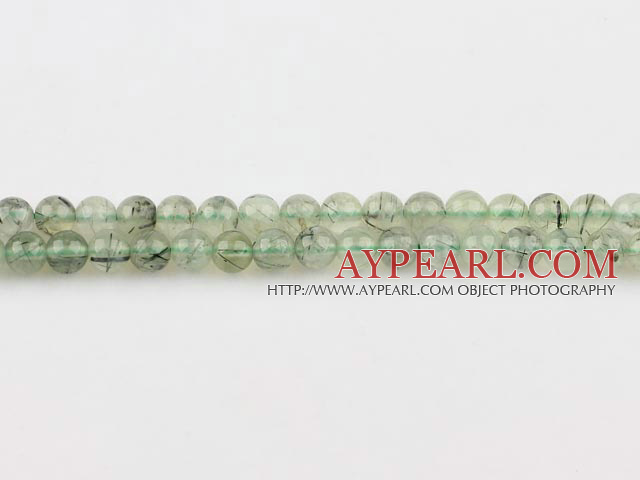 Prehnite beads,6mm round,sold per 15.75-inch strand