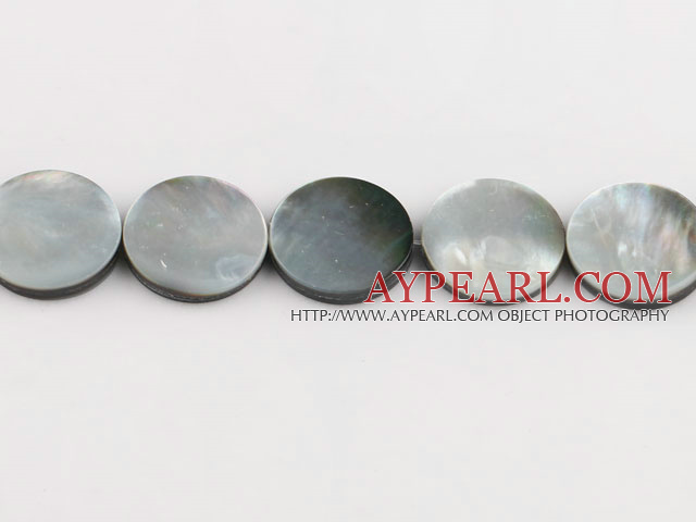 black lip shell beads,20mm flat oval,sold per 15.75-inch strand