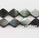 black lip shell beads,10mm square,sold per 15.75-inch strand