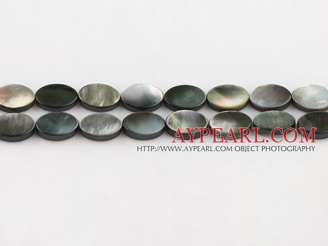 black lip shell beads,8*12mm egg,sold per 15.75-inch strand